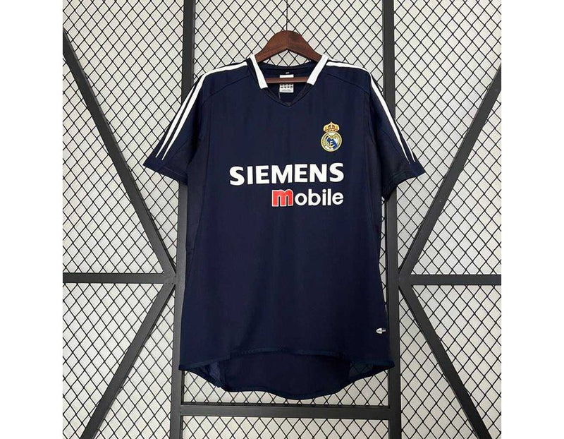 Camisa Retrô Real Madrid II 2004/05 Torcedor Masculina - Preto