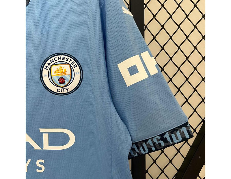 Camisa Manchester City Home I 24/25 - Torcedor Masculina - Azul