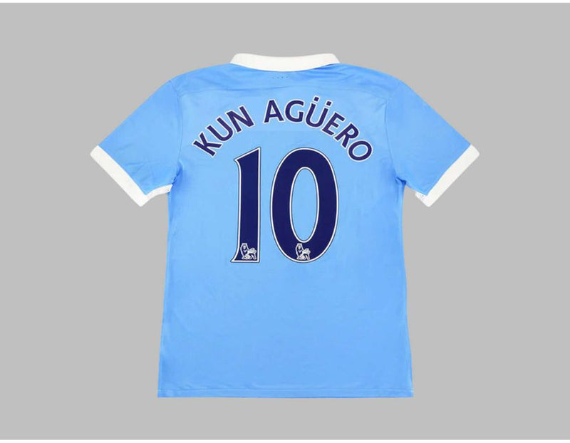 Camisa Retrô Manchester City I KUN AGüERO 10 - 2015/16