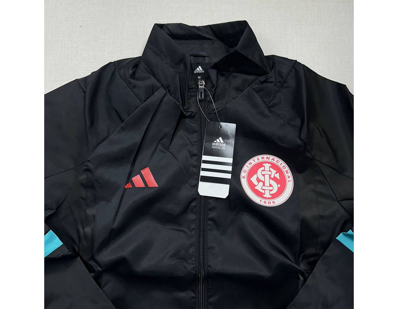 Corta Vento Internacional - Preto 23/24 (listras Vermelho/azul Antebraço)