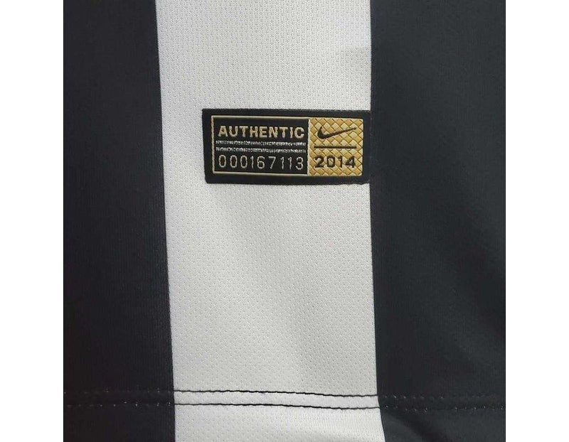 Camiseta da Retro Juventus 2014/15 Masculina - Preto+Branco