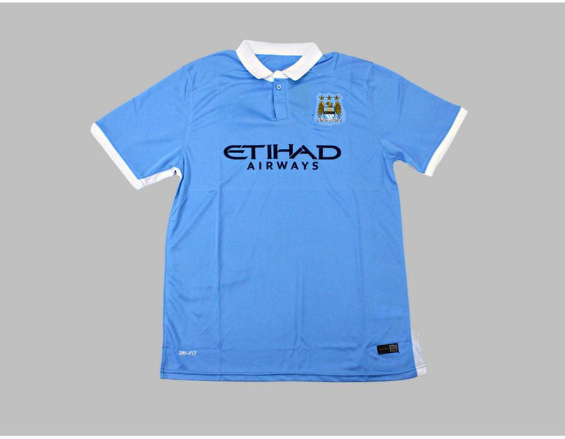Camisa Retrô Manchester City I KUN AGüERO 10 - 2015/16