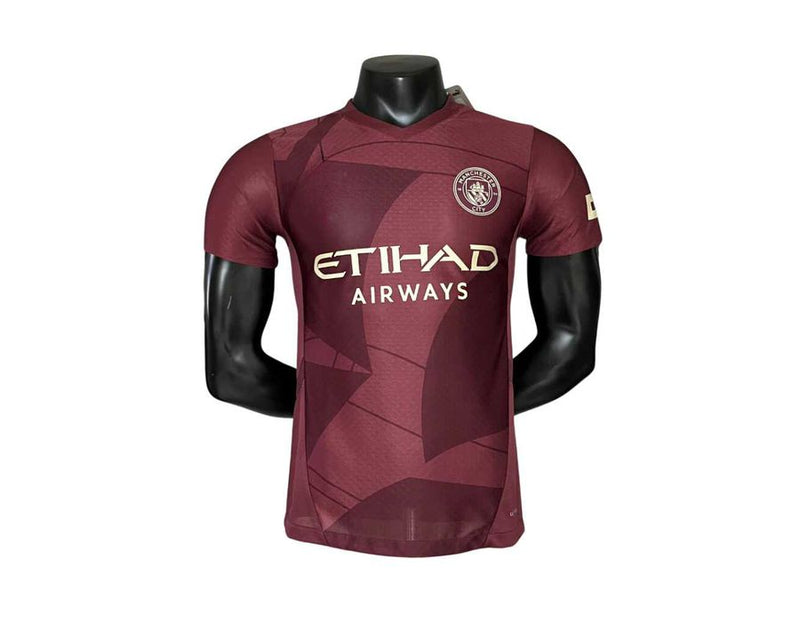 Camisa Manchester City Thrid III 2425 Jogador - Vinho