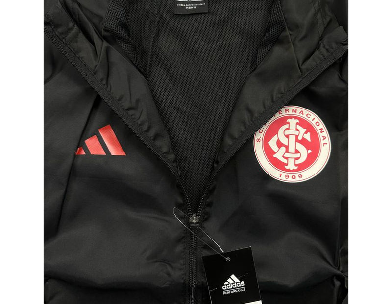 Corta Vento Internacional - Preto 23/24 (listras Vermelho/azul Antebraço)