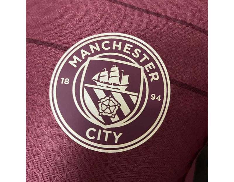 Camisa Manchester City Thrid III 2425 Jogador - Vinho