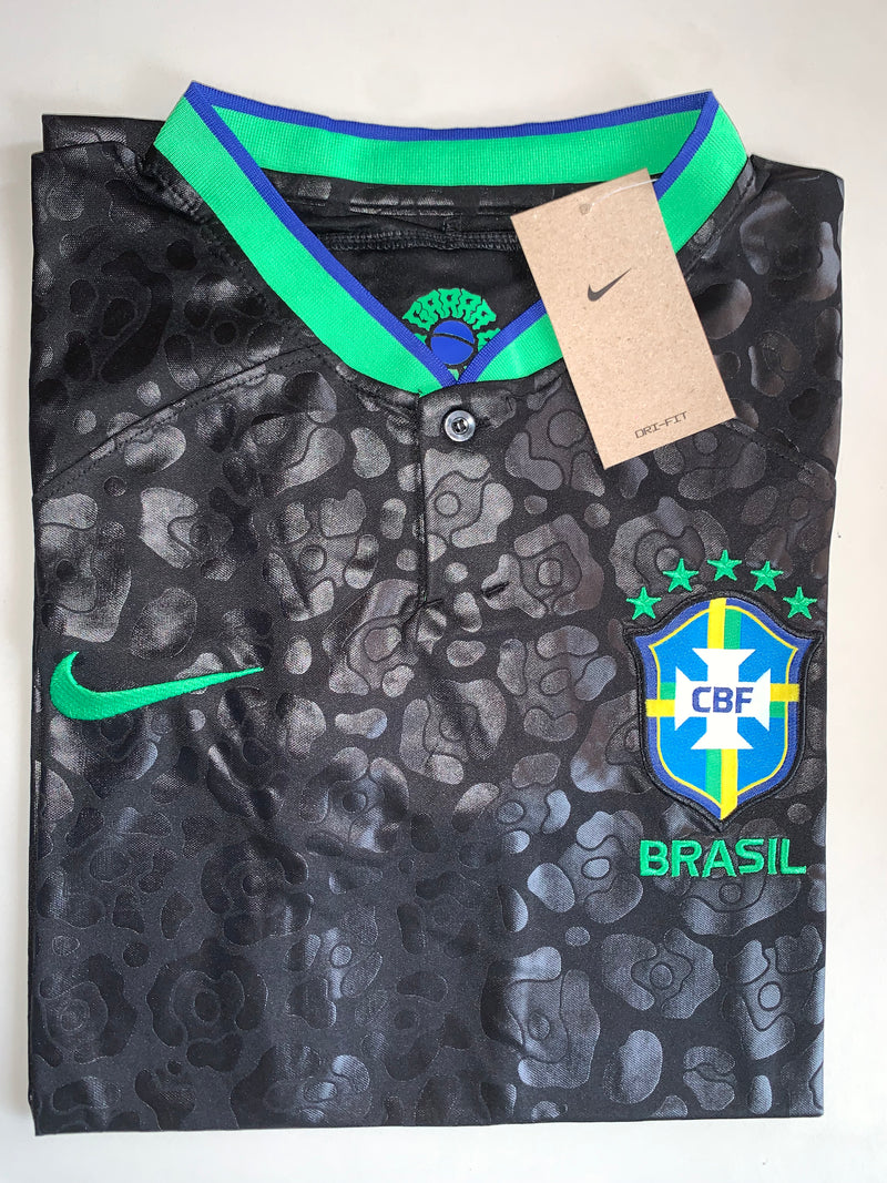 Camisa Brasil 22/23 Preta “Edição Leopardo”