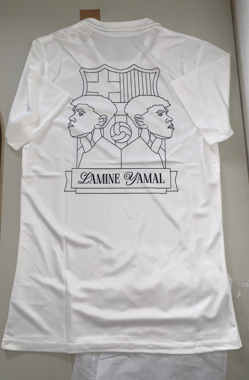 Camisa Barcelona 24/25 Edição Lamine Yamal “BallonDOr”