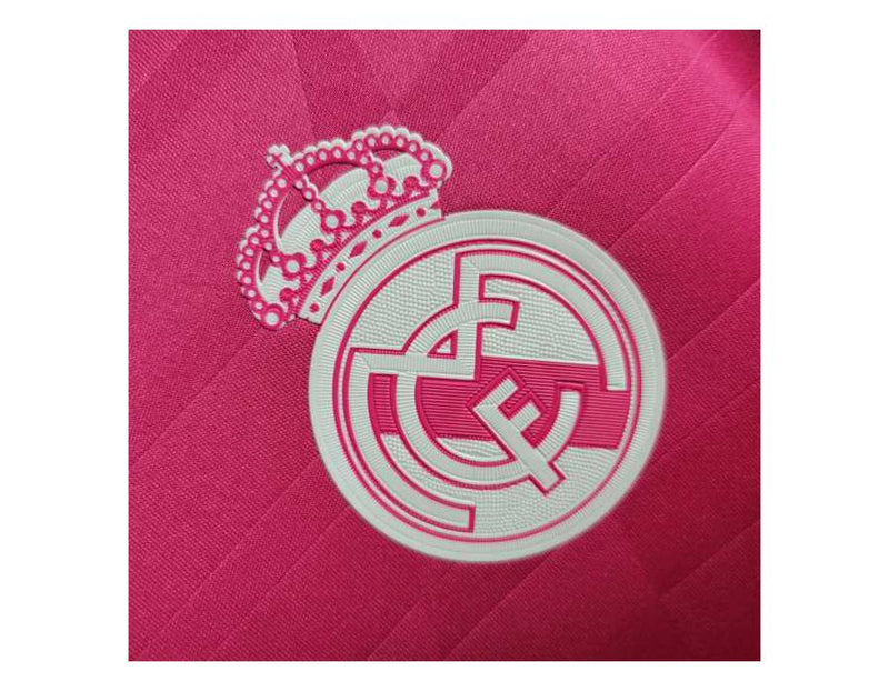 Camisa Real Madrid Retrô Third III Ronaldo 7 - 14/15 - Rosa