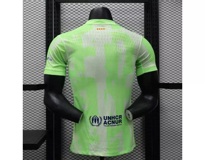 Camisa Barcelona Third III 2024/25 - Jogador Masculina - Verde
